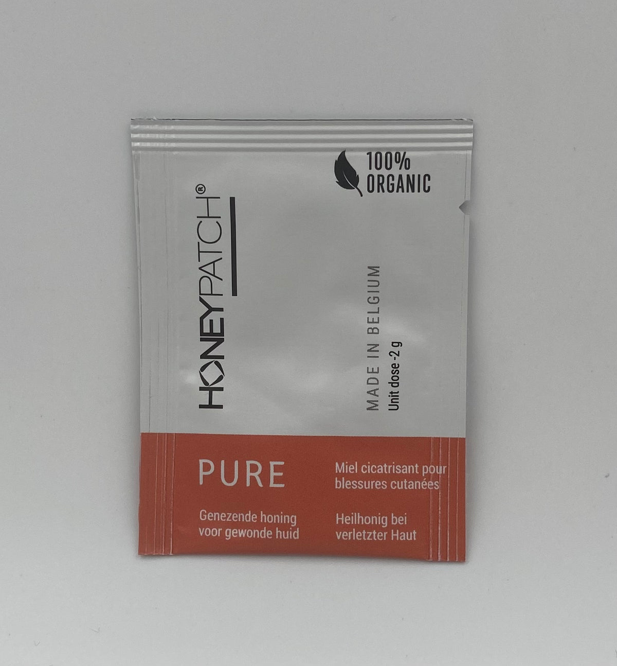 Unit dose of PURE (2 ml) Medical honey
